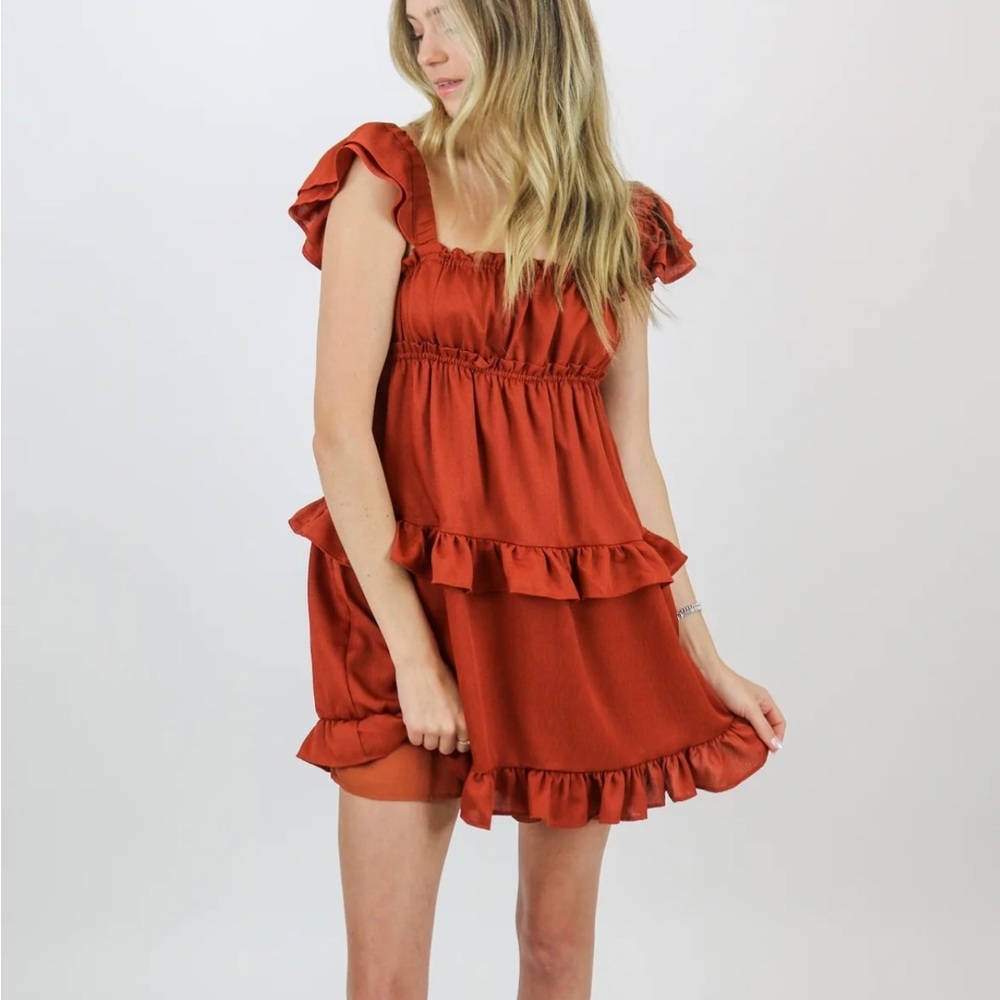 New! We wore what ruffled dress